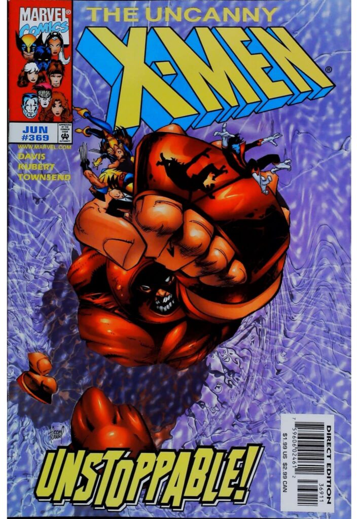 Uncanny X-Men #369, vue de l'exemplaire