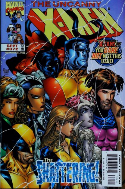 Couverture de UNCANNY X-MEN (1963) #372 - par Adam Kubert - lecubeacomics.com
