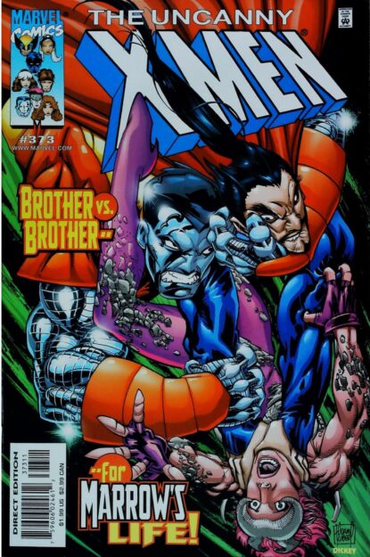 Couverture de UNCANNY X-MEN (1963) #373 - par Adam Kubert - lecubeacomics.com