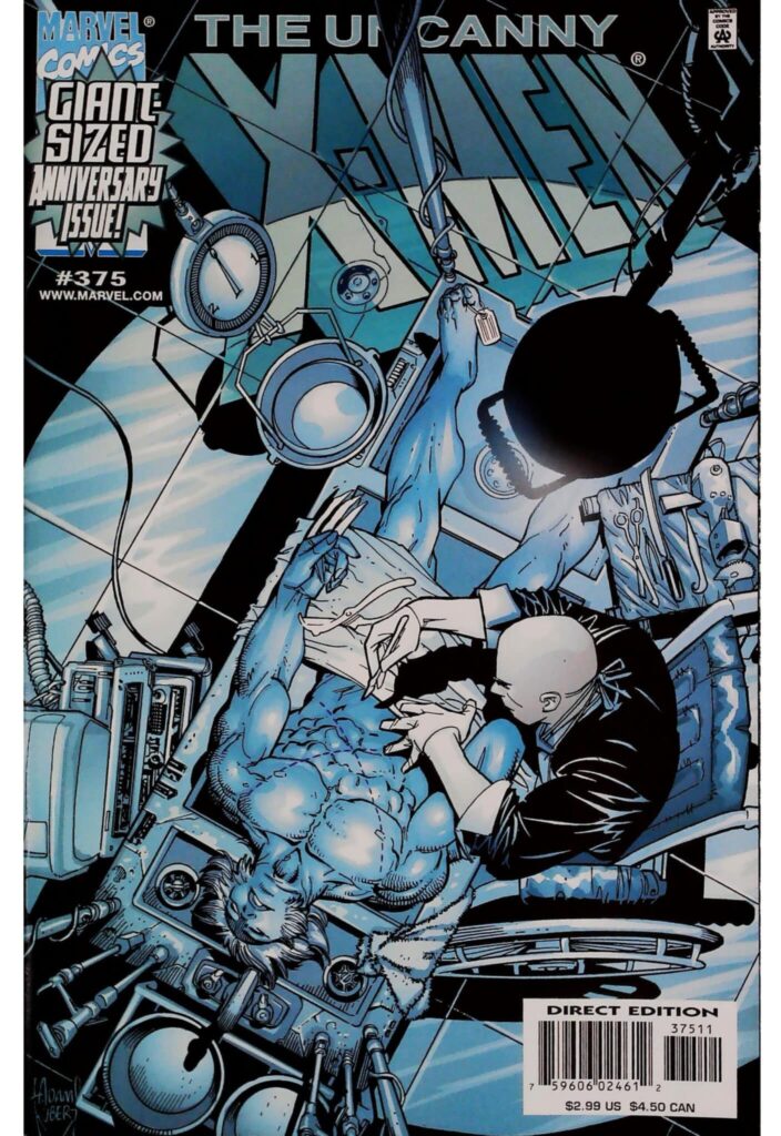 Uncanny X-Men #375, vue de l'exemplaire