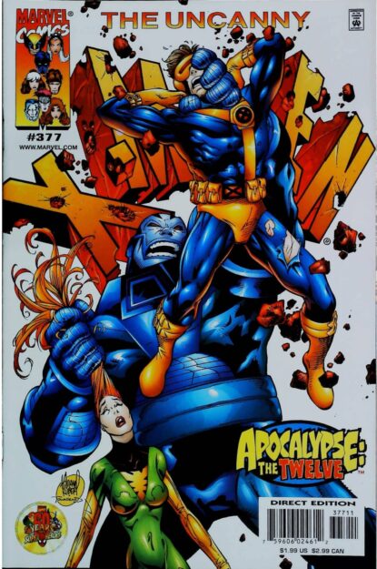 Couverture de UNCANNY X-MEN (1963) #377 - par Adam Kubert - lecubeacomics.com
