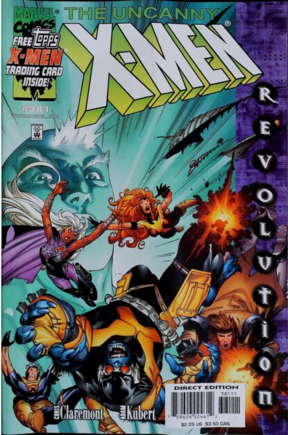 Couverture de UNCANNY X-MEN (1963) #381 - par Adam Kubert - lecubeacomics.com