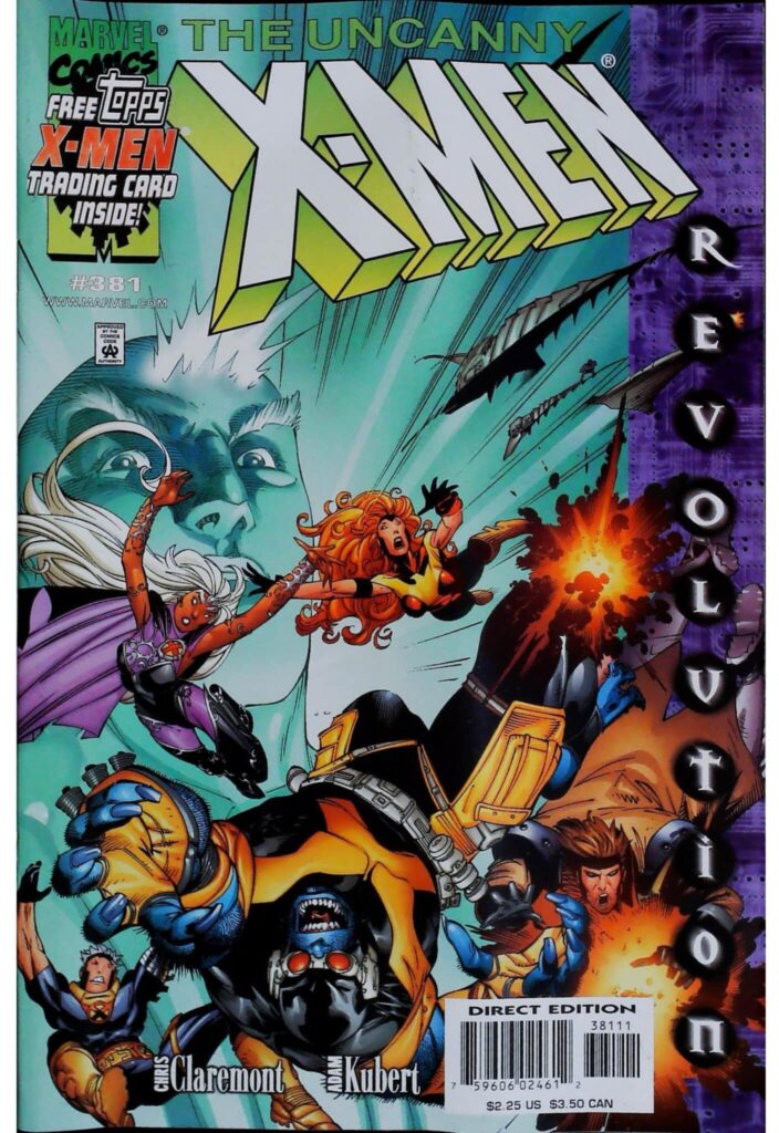 Uncanny X-Men #381, vue de l'exemplaire