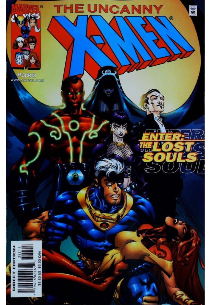 Uncanny X-Men #382, vue de l'exemplaire