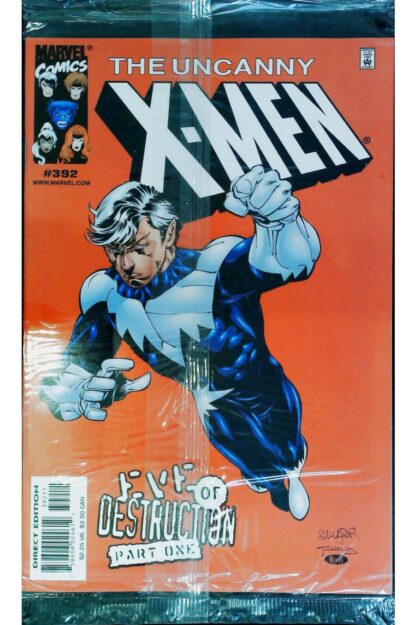 Couverture de UNCANNY X-MEN (1963) #392 - POLYBAGGED - par Salvador Larroca - lecubeacomics.com