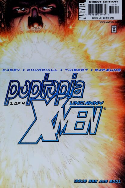 Couverture de UNCANNY X-MEN (1963) #395 - VARIANT - par Ian Churchill - lecubeacomics.com