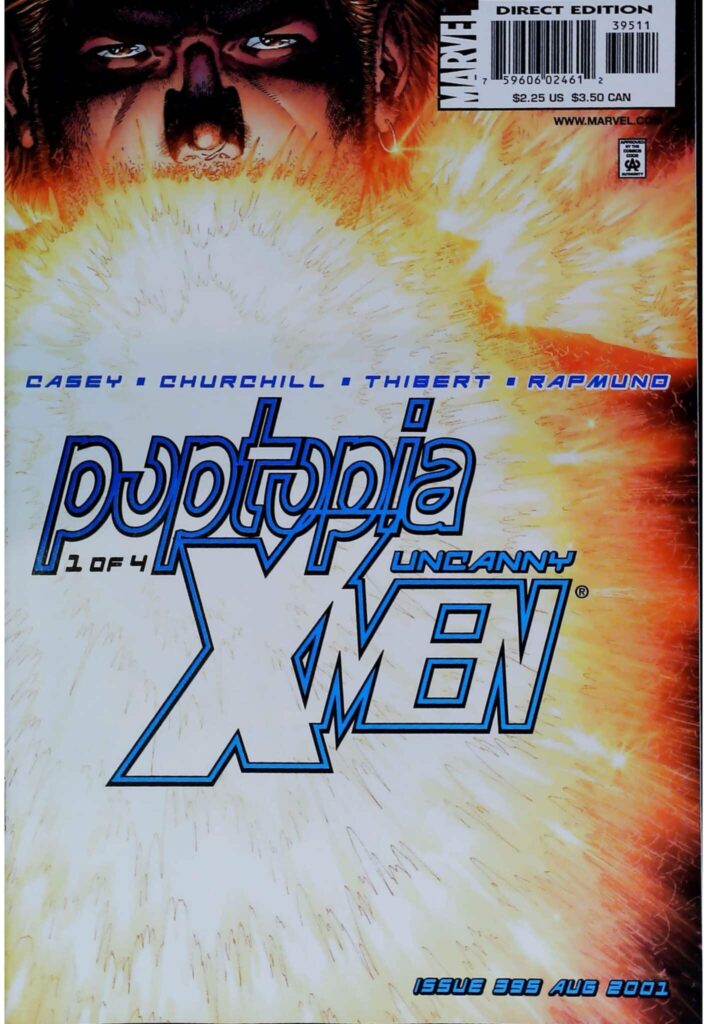 Uncanny X-Men #395, vue de l'exemplaire