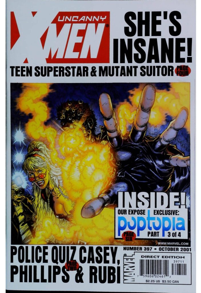 Uncanny X-Men #397, vue de l'exemplaire