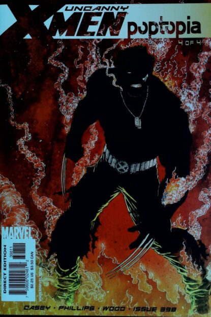 Couverture de UNCANNY X-MEN (1963) #398 - par Sean Phillips - lecubeacomics.com