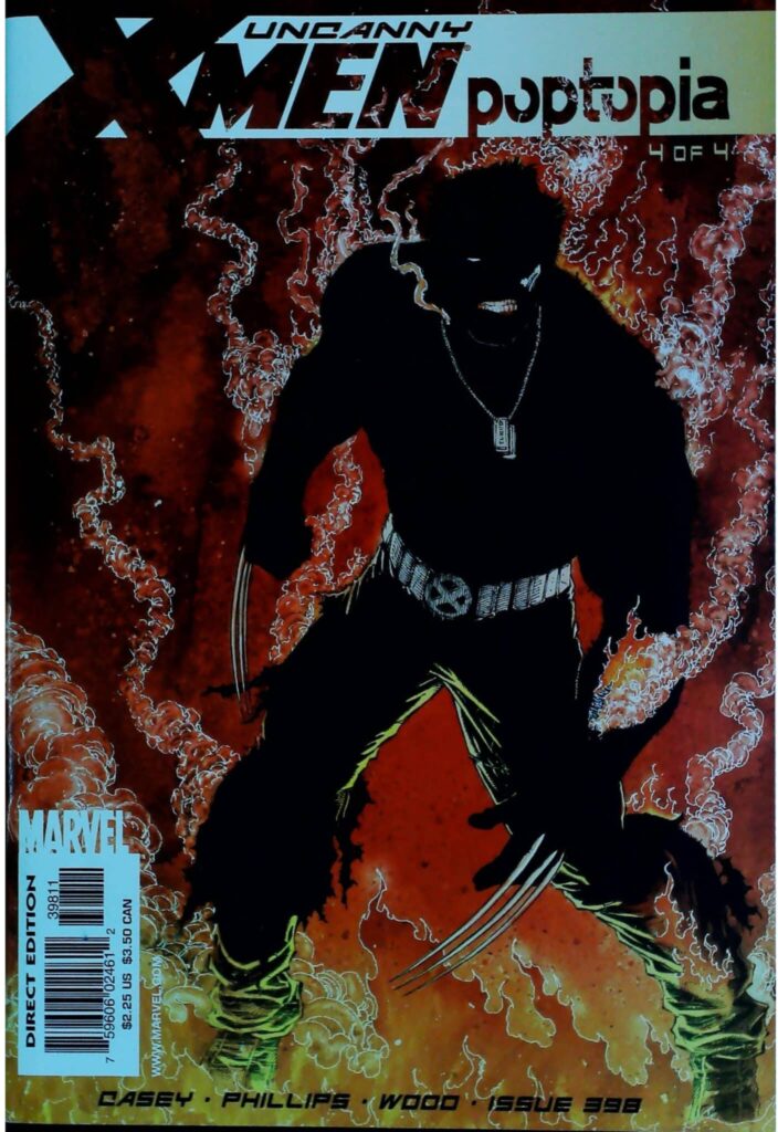 Uncanny X-Men #398, vue de l'exemplaire
