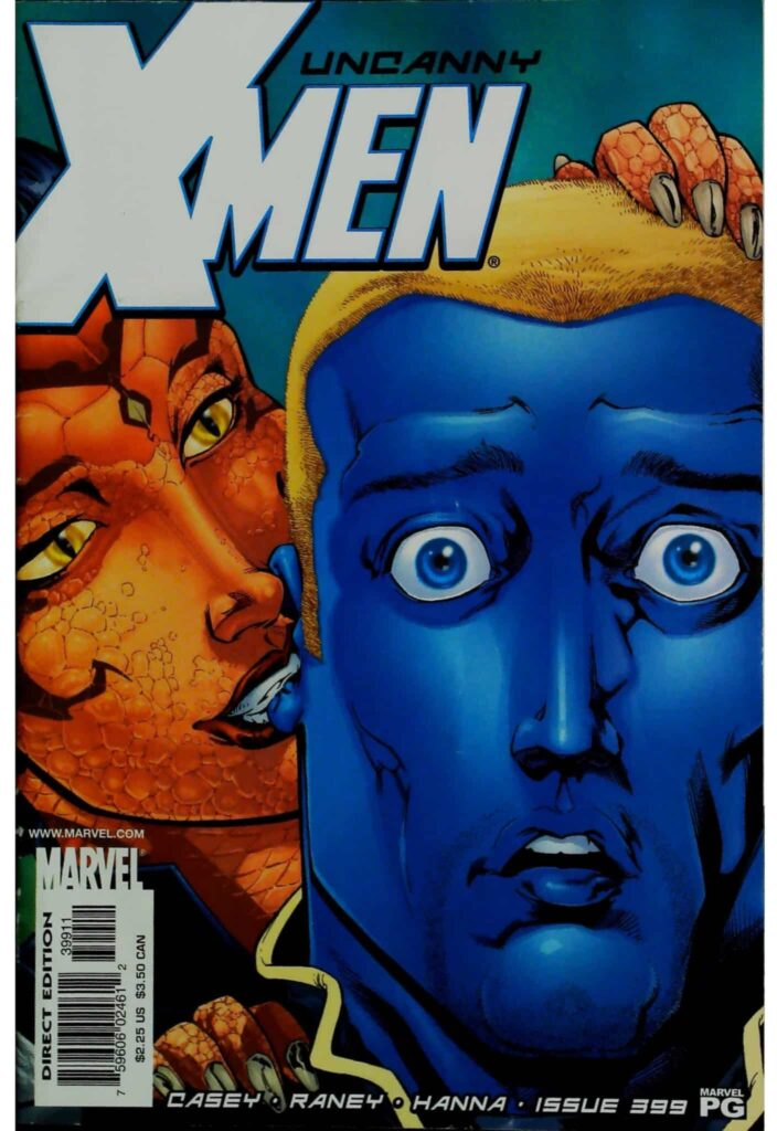 Uncanny X-Men #399, vue de l'exemplaire