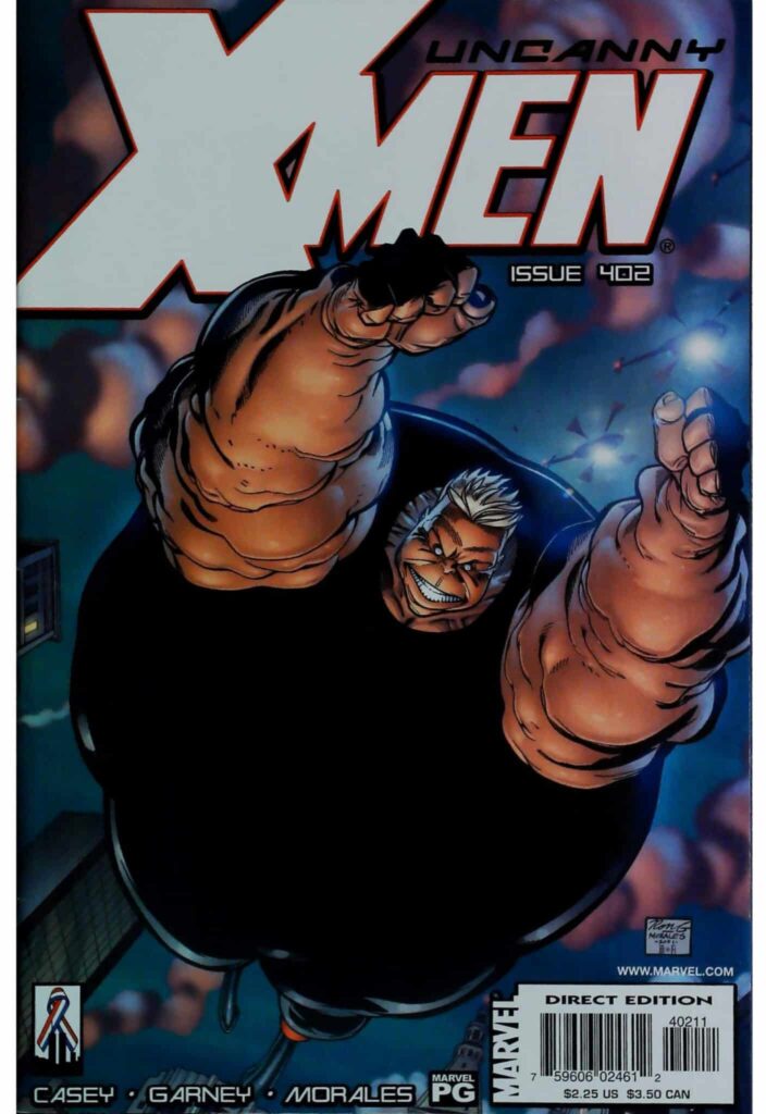Uncanny X-Men #402, vue de l'exemplaire