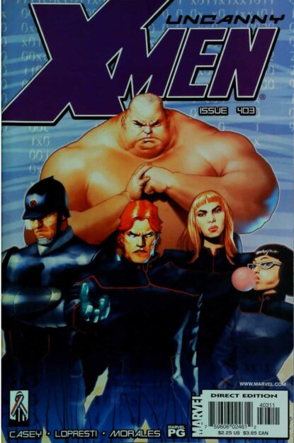 Couverture de UNCANNY X-MEN (1963) #403 - par Ariel Olivetti - lecubeacomics.com