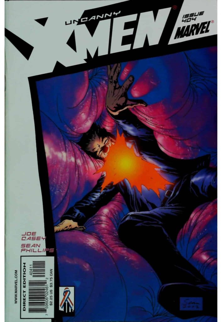 Uncanny X-Men #404, vue de l'exemplaire