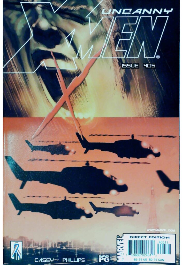 Uncanny X-Men #405, vue de l'exemplaire