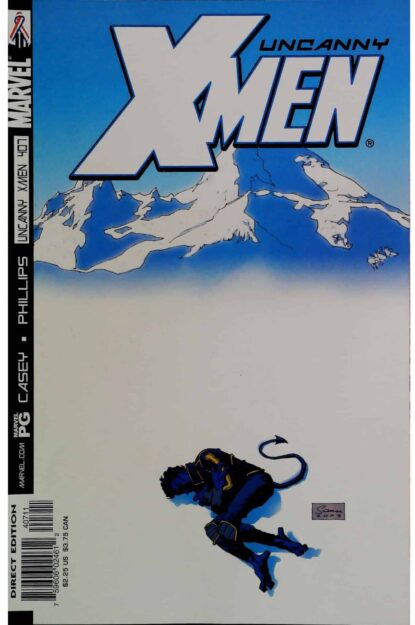 Couverture de UNCANNY X-MEN (1963) #407 - par Sean Phillips - lecubeacomics.com