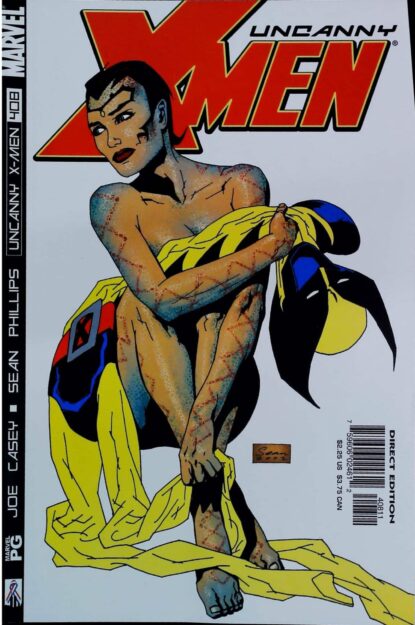 Couverture de UNCANNY X-MEN (1963) #408 - par Sean Phillips - lecubeacomics.com