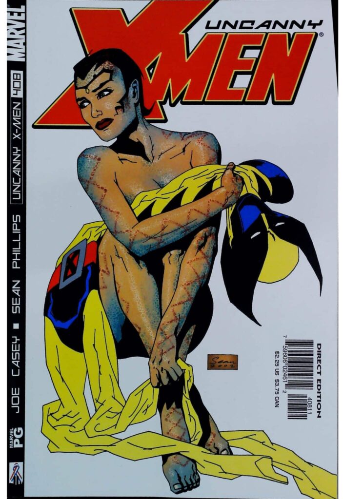 Uncanny X-Men #408, vue de l'exemplaire