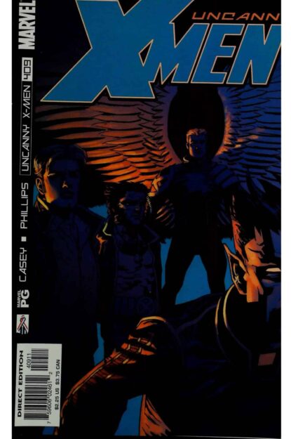 Couverture de UNCANNY X-MEN (1963) #409 - par Sean Phillips - lecubeacomics.com