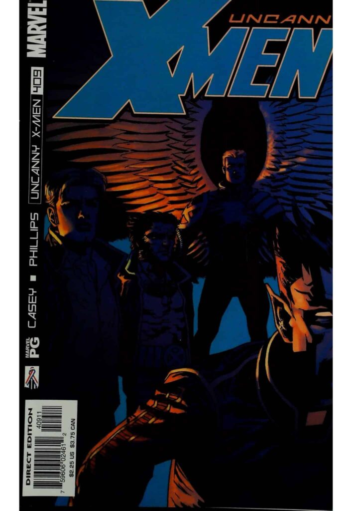 Uncanny X-Men #409, vue de l'exemplaire