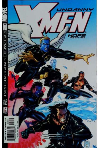 Couverture de UNCANNY X-MEN (1963) #410 - par Ron Garney - lecubeacomics.com