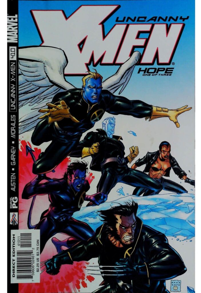 Uncanny X-Men #410, vue de l'exemplaire