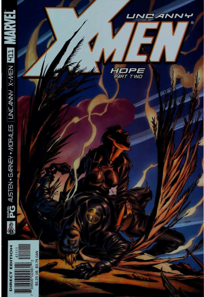 Uncanny X-Men #411, vue de l'exemplaire