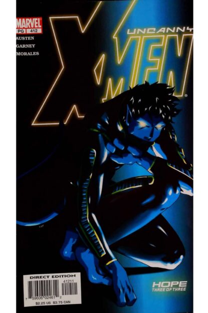 Couverture de UNCANNY X-MEN (1963) #412 - par Steve Uy - lecubeacomics.com