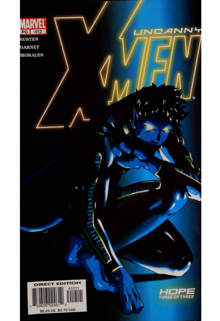 Uncanny X-Men #412, vue de l'exemplaire