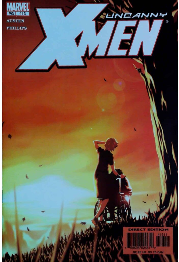 Uncanny X-Men #413, vue de l'exemplaire