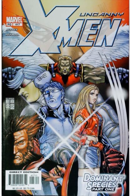 Couverture de UNCANNY X-MEN (1963) #417 - par Kia Asamiya - lecubeacomics.com