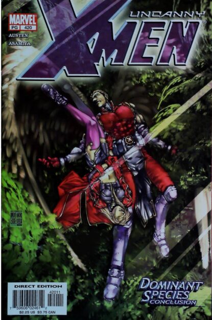 Couverture de UNCANNY X-MEN (1963) #420 - par Kia Asamiya - lecubeacomics.com