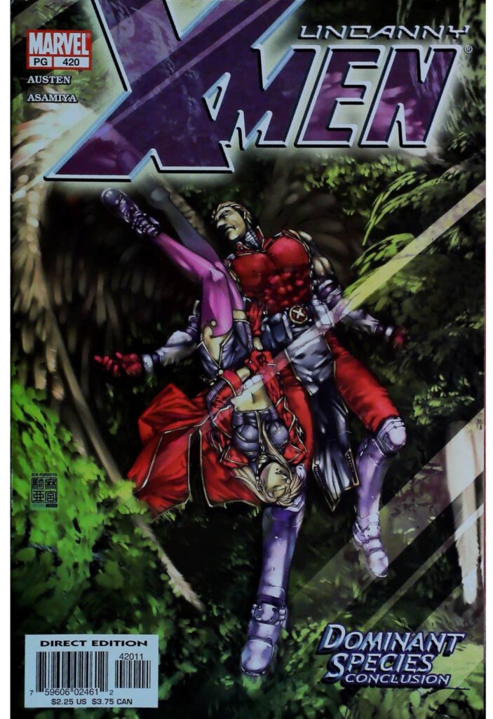 Uncanny X-Men #420, vue de l'exemplaire