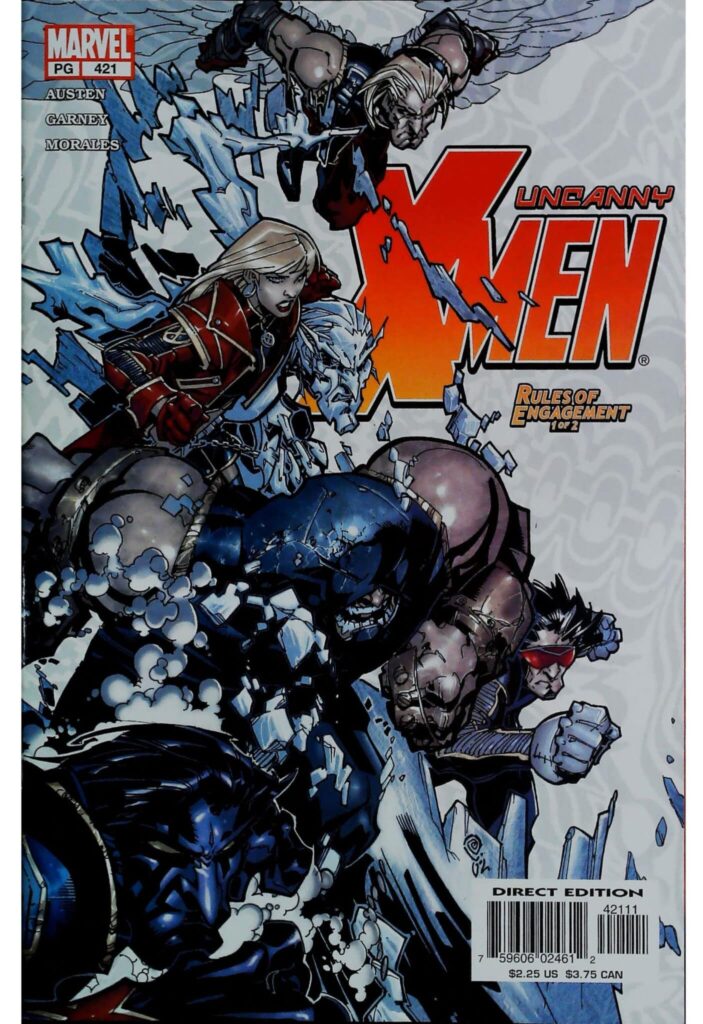 Uncanny X-Men #421, vue de l'exemplaire