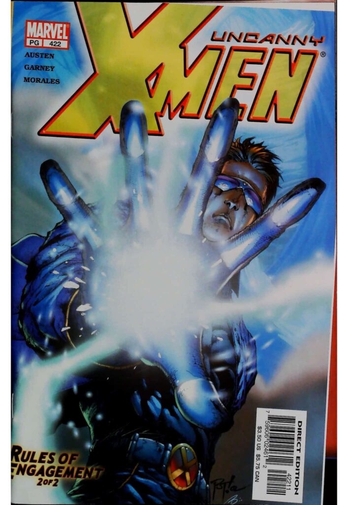 Uncanny X-Men #422, vue de l'exemplaire
