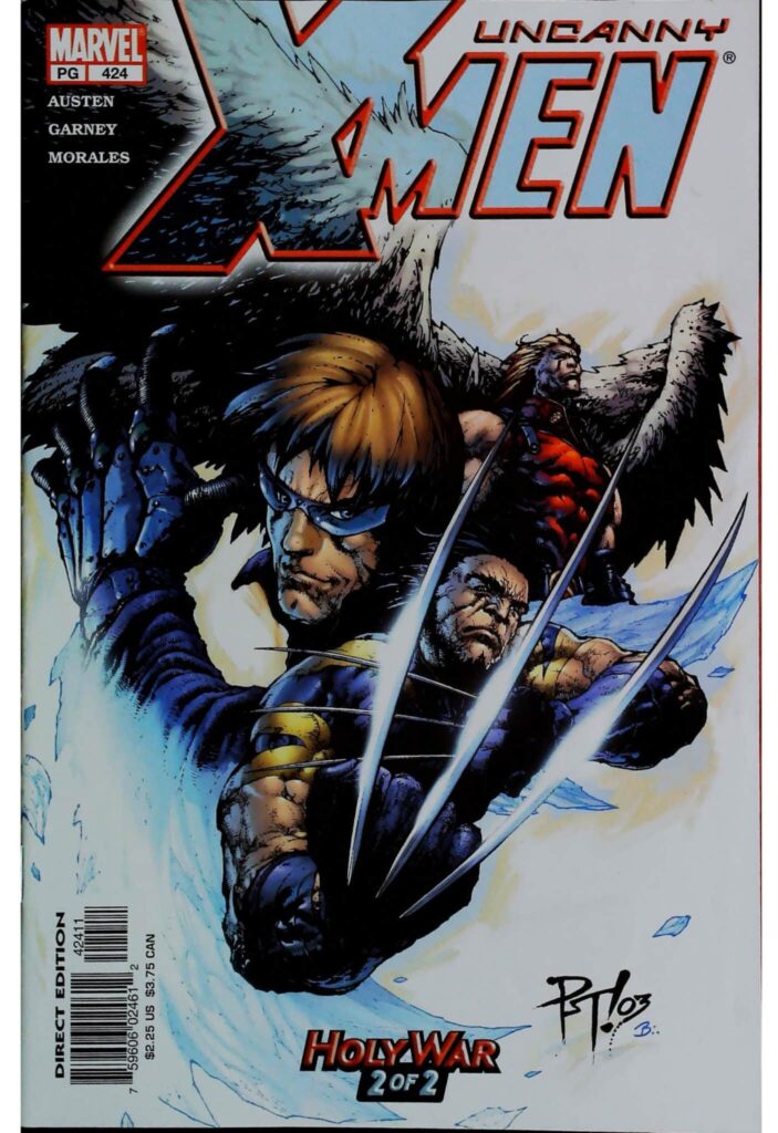 Uncanny X-Men #424, vue de l'exemplaire