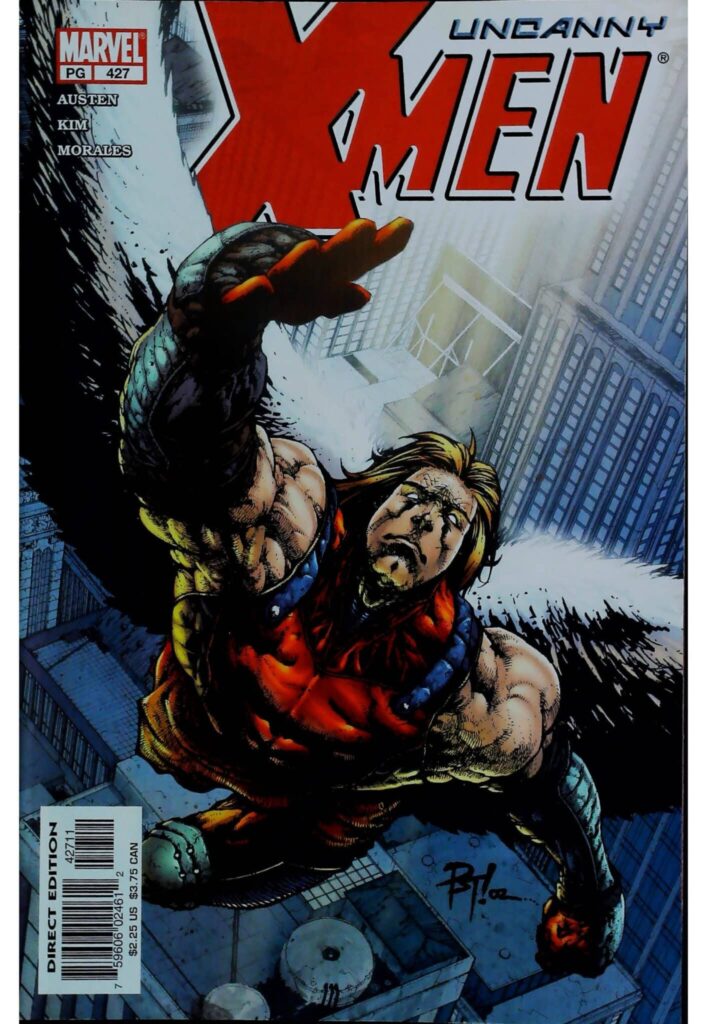 Uncanny X-Men #427, vue de l'exemplaire