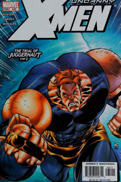Couverture de UNCANNY X-MEN (1963) #435 - par Ron Garney - lecubeacomics.com