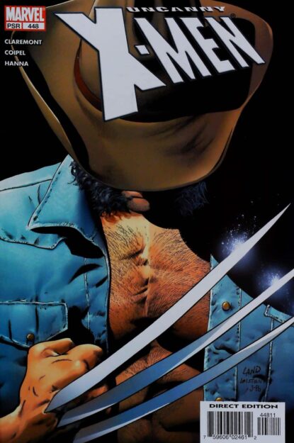 Couverture de UNCANNY X-MEN (1963) #448 - par Greg Land - lecubeacomics.com