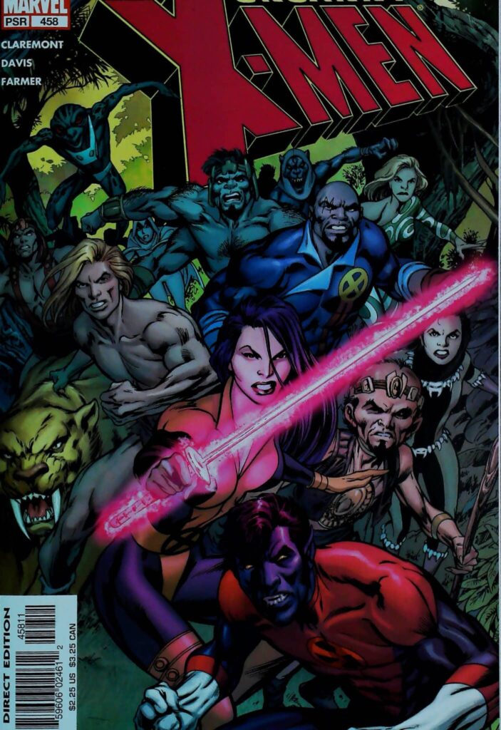 Uncanny X-Men #458, vue de l'exemplaire