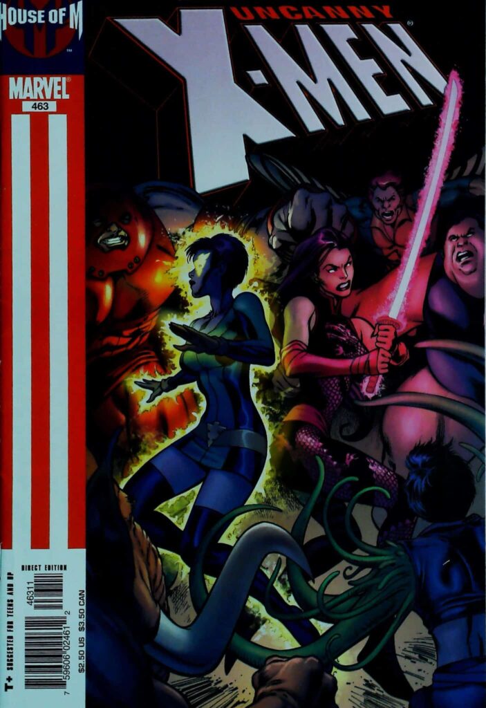 Uncanny X-Men #463, vue de l'exemplaire