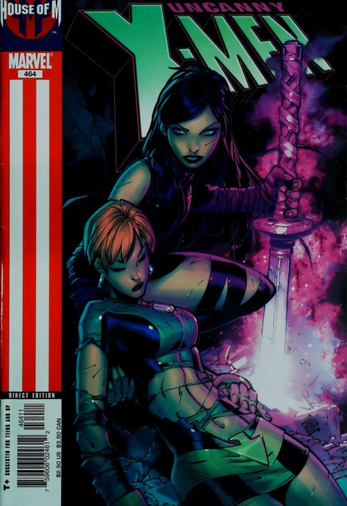 Uncanny X-Men #464, vue de l'exemplaire