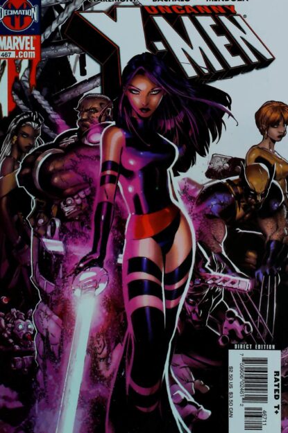 Couverture de UNCANNY X-MEN (1963) #467 - par Chris Bachalo - lecubeacomics.com