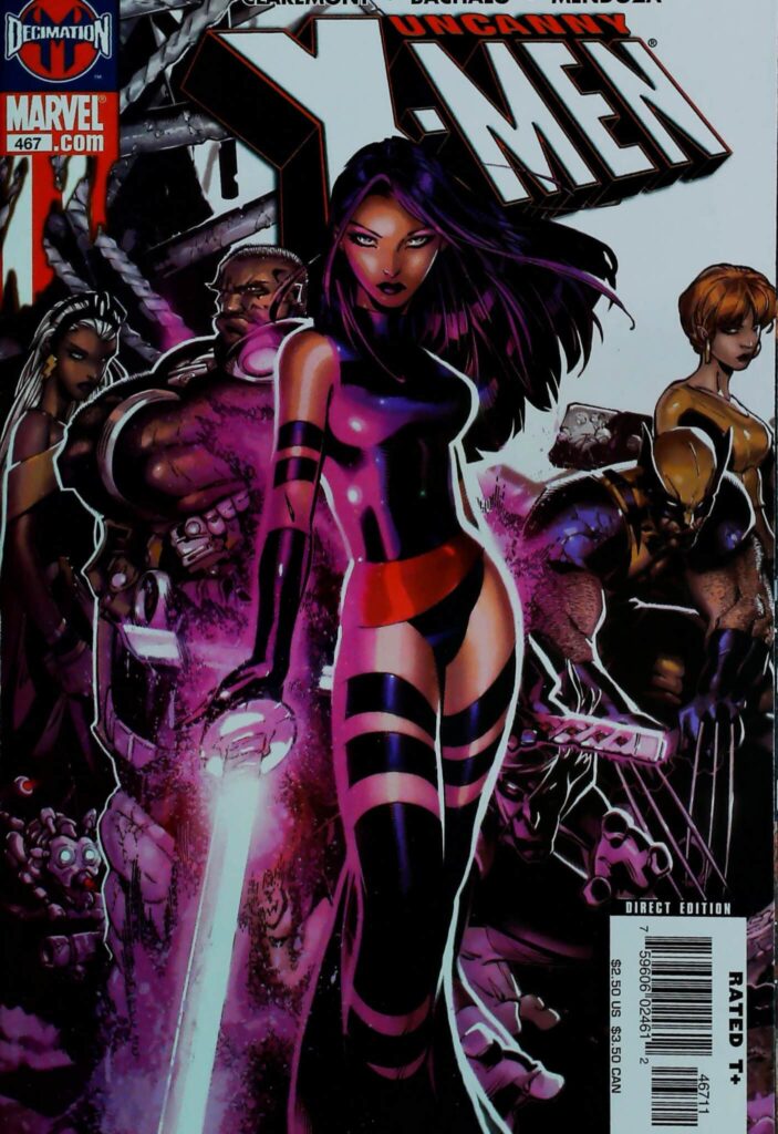 Uncanny X-Men #467, vue de l'exemplaire