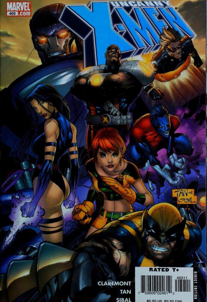 Uncanny X-Men #469, vue de l'exemplaire