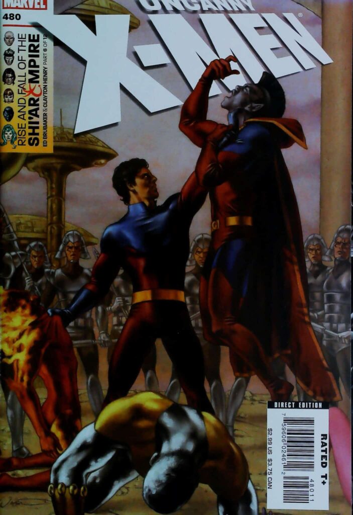 Uncanny X-Men #480, vue de l'exemplaire