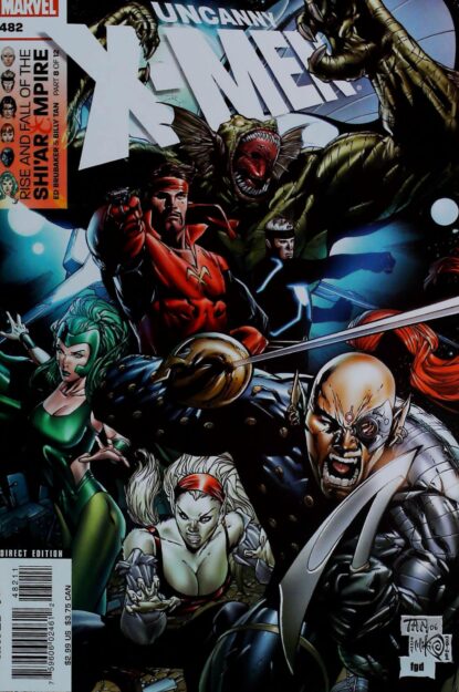Couverture de UNCANNY X-MEN (1963) #482 - par Billy Tan - lecubeacomics.com