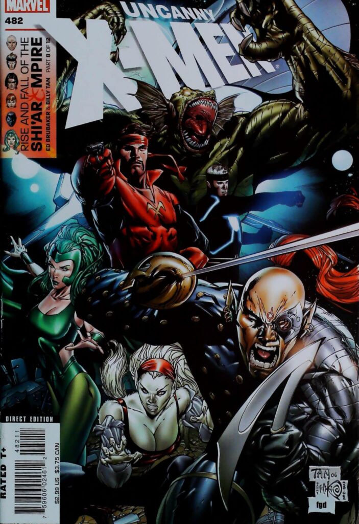 Uncanny X-Men #482, vue de l'exemplaire