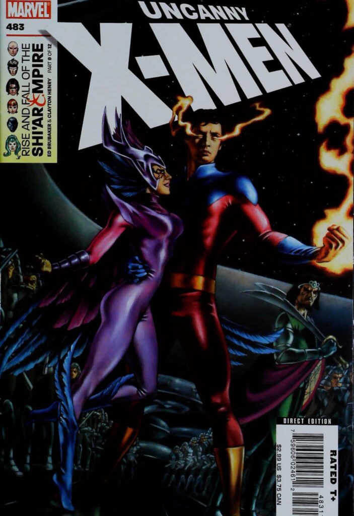 Uncanny X-Men #483, vue de l'exemplaire