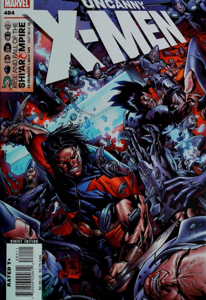 Uncanny X-Men #484, vue de l'exemplaire